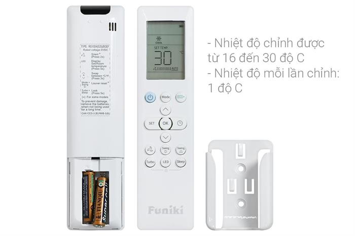 Điều hòa Funiki Inverter 9000 BTU 1 chiều HIC9TMM-6